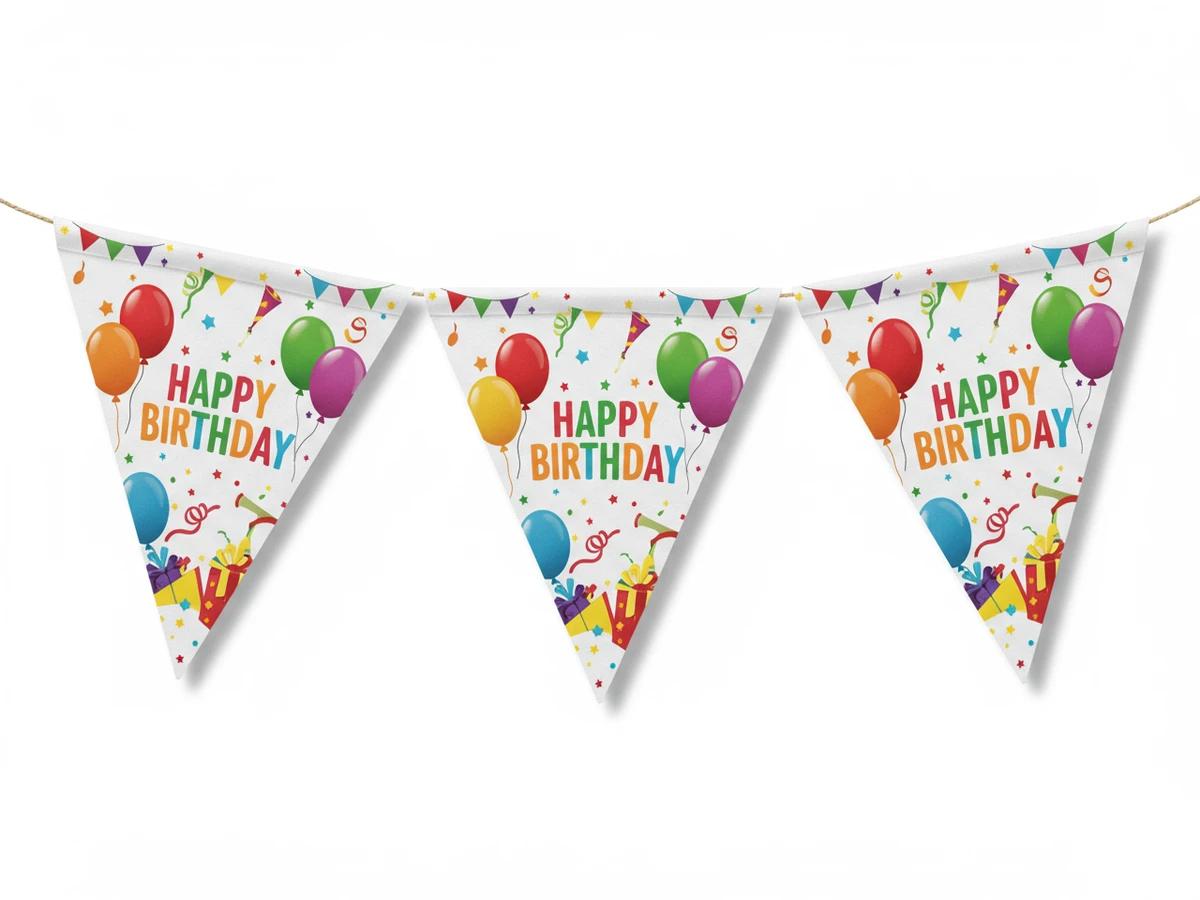 Paper Bunting Flags (10 flags)
