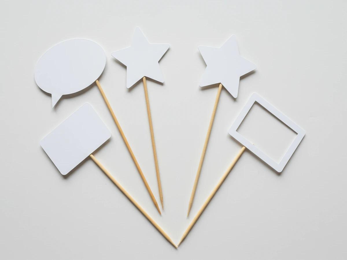 Photo Booth Props (12 props) - blank